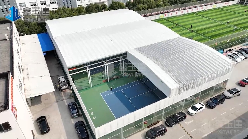 上海大脚怪网球场雨棚